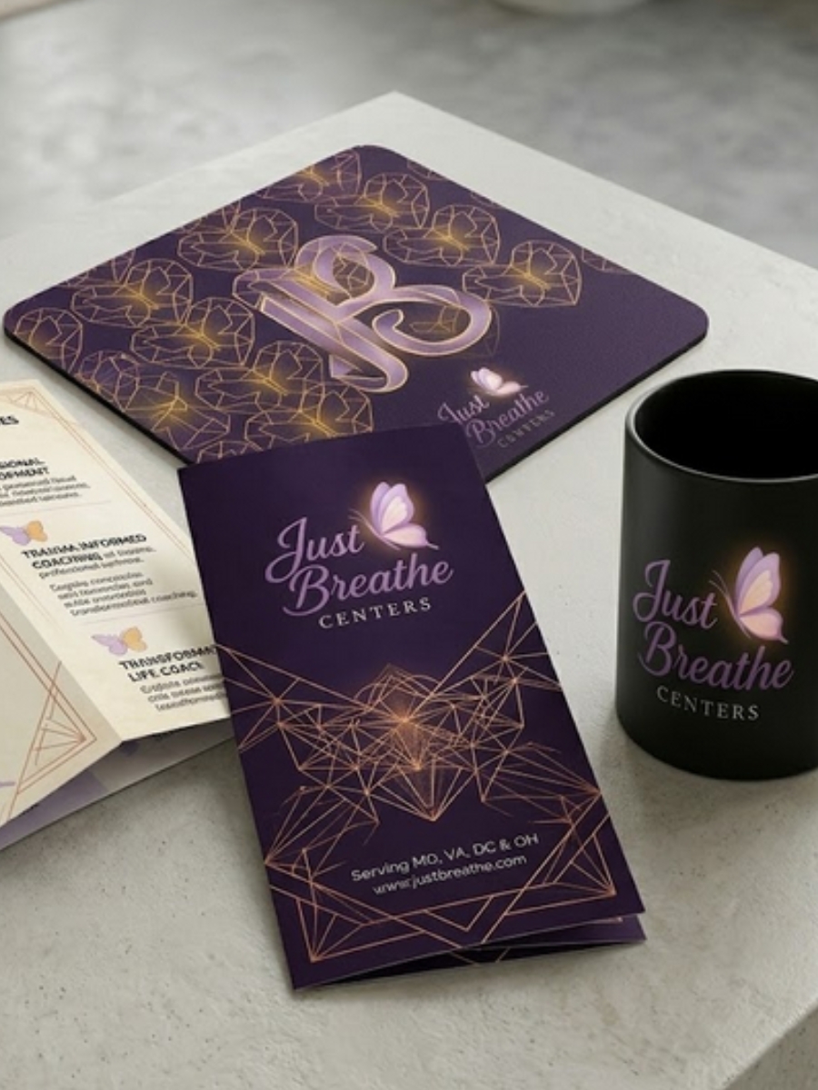 Branding assets and design for wellness services and therapist that cant find design or designers